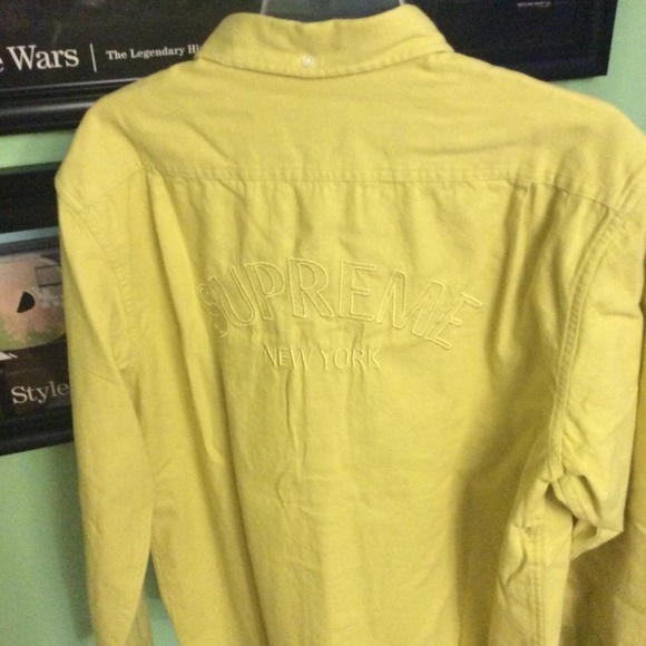 Supreme Denim Long Sleeve X-Large Back Logo - Picture 4 of 8